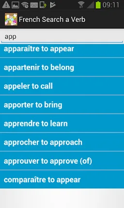 French Find a Verb screenshot 5
