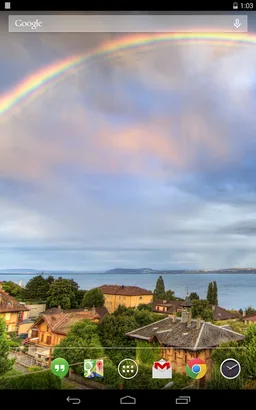 Colorful Rainbows Wallpaper screenshot 2