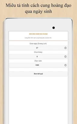 Xem cung hoàng đạo của bạn screenshot 2