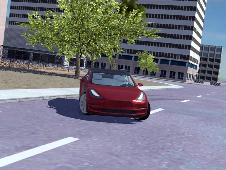 Urban Electric Car Game screenshot 2