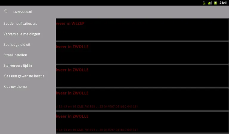 LiveP2000.nl - Free Meldingen screenshot 10