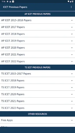 ICET Previous Papers screenshot 9