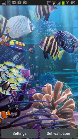 The real aquarium - Live Wallpaper screenshot 11