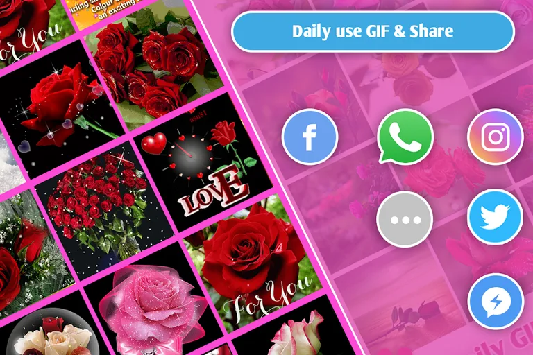 Rose GIF screenshot 5