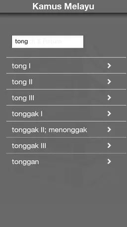 Malay Dictionary screenshot 3