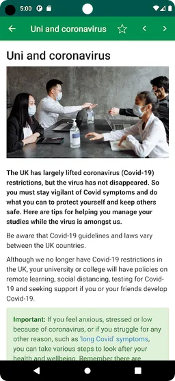 International Student App (UK) screenshot 2