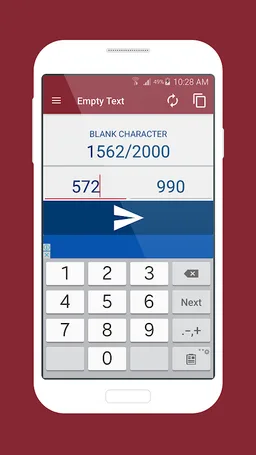 Empty Text - Send Blank Messages For All Chat Apps screenshot 4