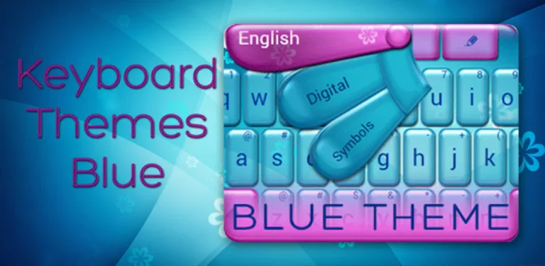 Keyboard Themes Blue cover image