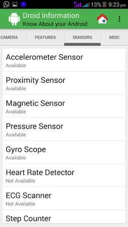 Droid Information screenshot 5