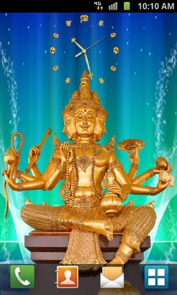 God Brahma Clock LWP screenshot 6