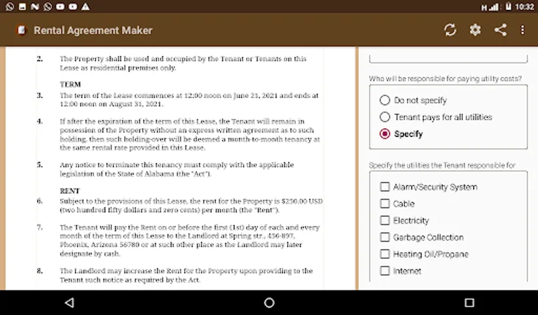Rental Agreement Maker screenshot 16