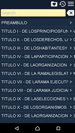 Constitution of Colombia screenshot 2