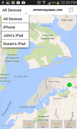 Find iPhone, Android, Xfi Loc screenshot 2