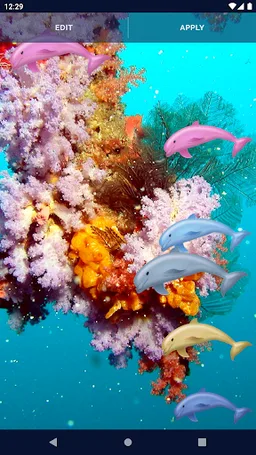 Dolphins Ocean Live Wallpaper screenshot 4