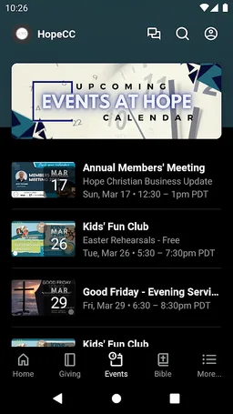 Hope Christian Community screenshot 2