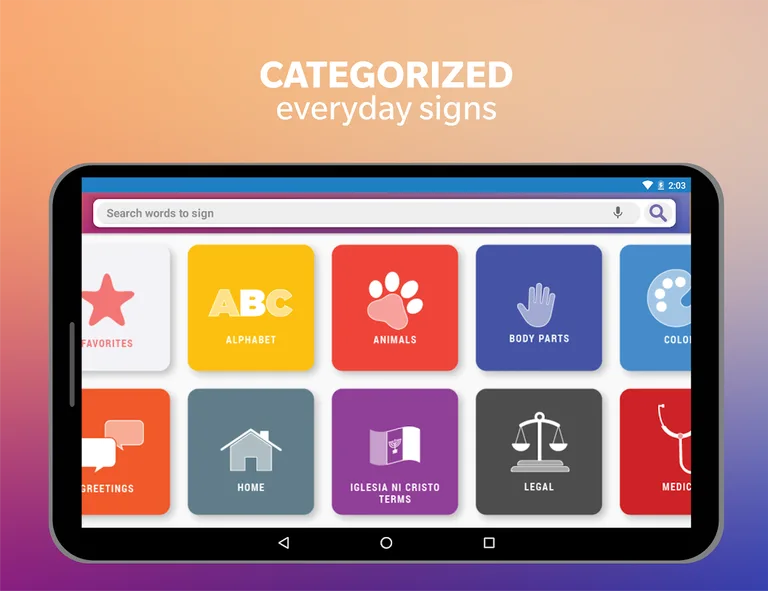 Iglesia Ni Cristo Sign Language App screenshot 5