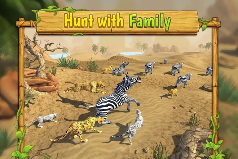 Cheetah Family Sim - Animal Simulator screenshot 2