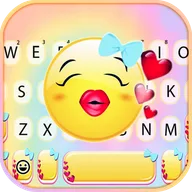 Lovely Kiss Emoji Keyboard Theme icon