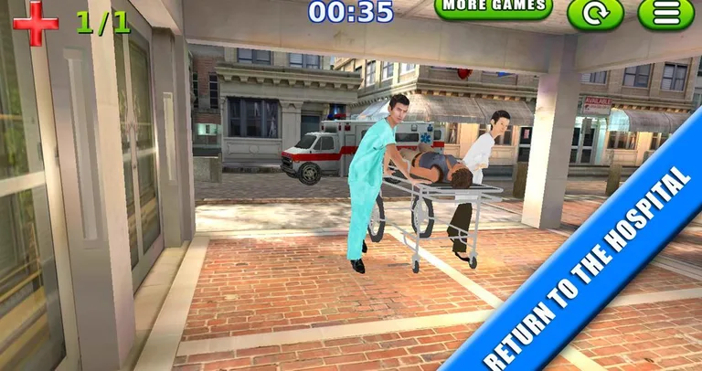 Emergency Ambulance Driver 3D screenshot 12