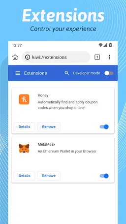 Kiwi Browser - Fast & Quiet screenshot 1