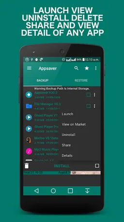 Appsaver screenshot 3