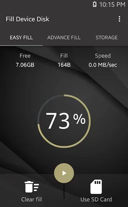 Fill Device Disk screenshot 2