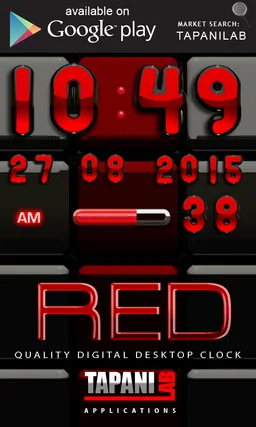Next Launcher Theme black red screenshot 4
