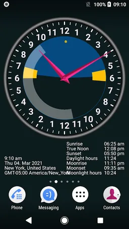 Sunclock - Sunrise, Sunset, Moon screenshot 6