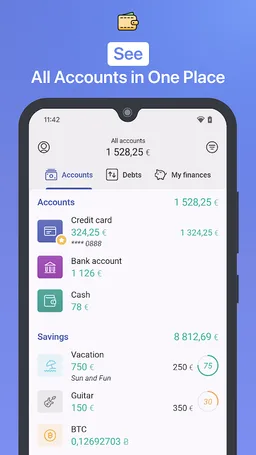 1Money: expense tracker budget screenshot 3