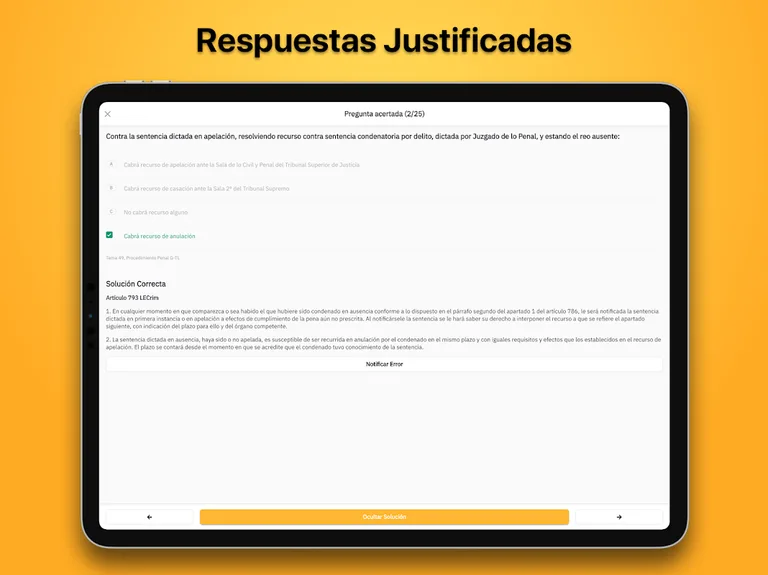 OpositaTest: Test Oposiciones screenshot 6