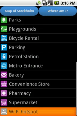 Stockholm Amenities Map (free) screenshot 4