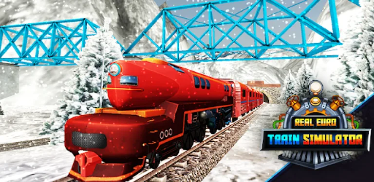 Real Euro Train Simulator -  3D Driving Game 2020 cover image