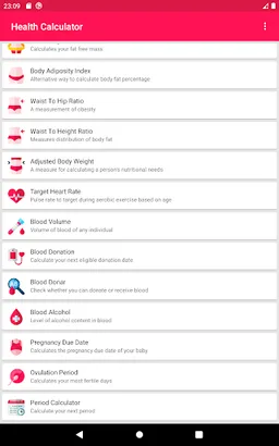 Health Calculator screenshot 16