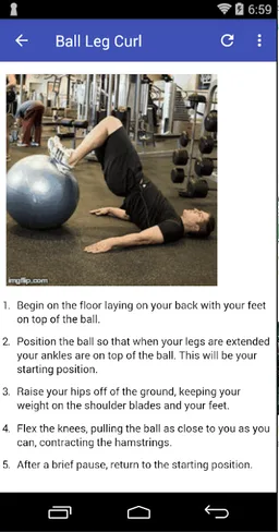All Hamstrings Exercises screenshot 6