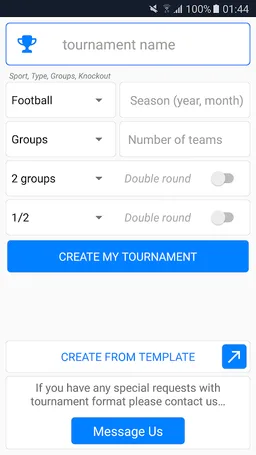 Tournament Manager screenshot 2
