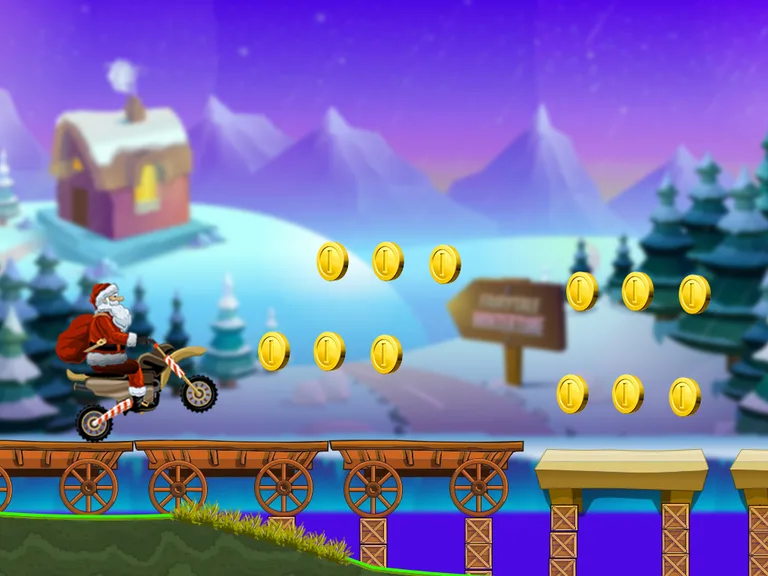 Santa Hill Bike Racing screenshot 3