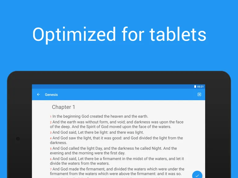 King James Bible (KJV) - free screenshot 1
