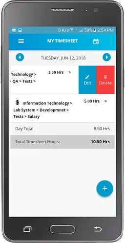 Hour Timesheet Mobile© screenshot 1
