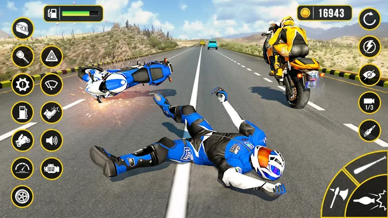Asphalt Rider Moto Attack Race screenshot 7