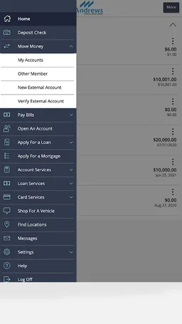 Andrews FCU Mobile screenshot 4