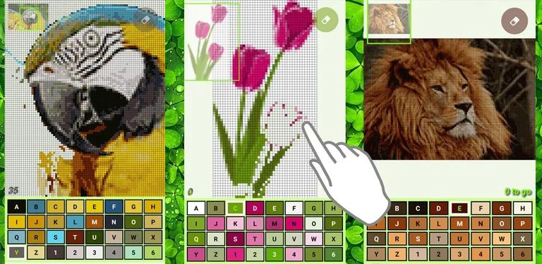 Clover Pixel Coloring cover image