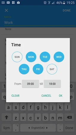 Profile Manager (w/ schedules) screenshot 4