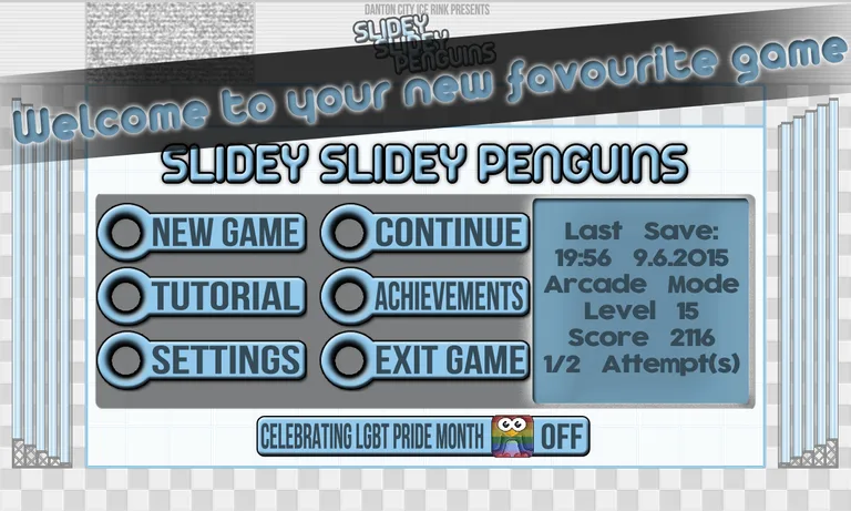 Slidey Slidey Penguins screenshot 1