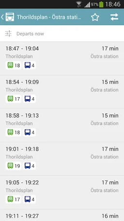 Stockholm Transit (SL) screenshot 6