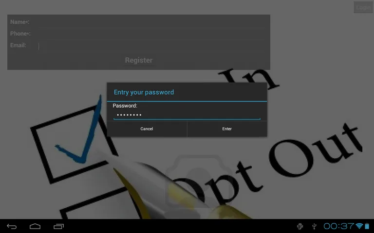 Opt In screenshot 11