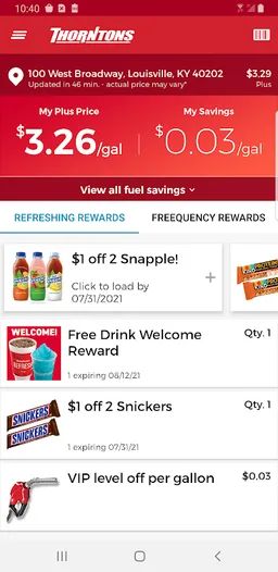 Thorntons Refreshing Rewards screenshot 1