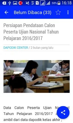 Berita Pendidikan screenshot 1