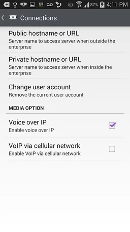 OpenTouch Conversation screenshot 6