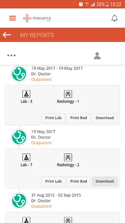 Medanta eCLINIC - Patient App screenshot 4