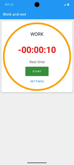 Work and rest - pomodoro screenshot 2